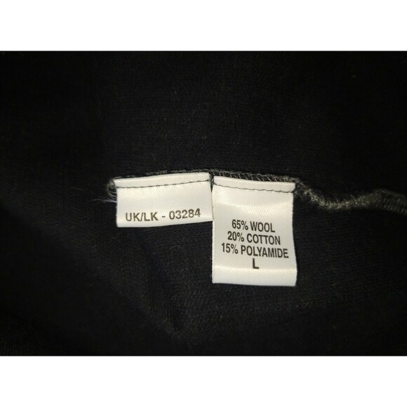 Vtg Yves Saint Laurent Pour Homme Boxy Fit Baggy Sz L Wool Sweater Gray Rib Knit - Picture 4 of 8